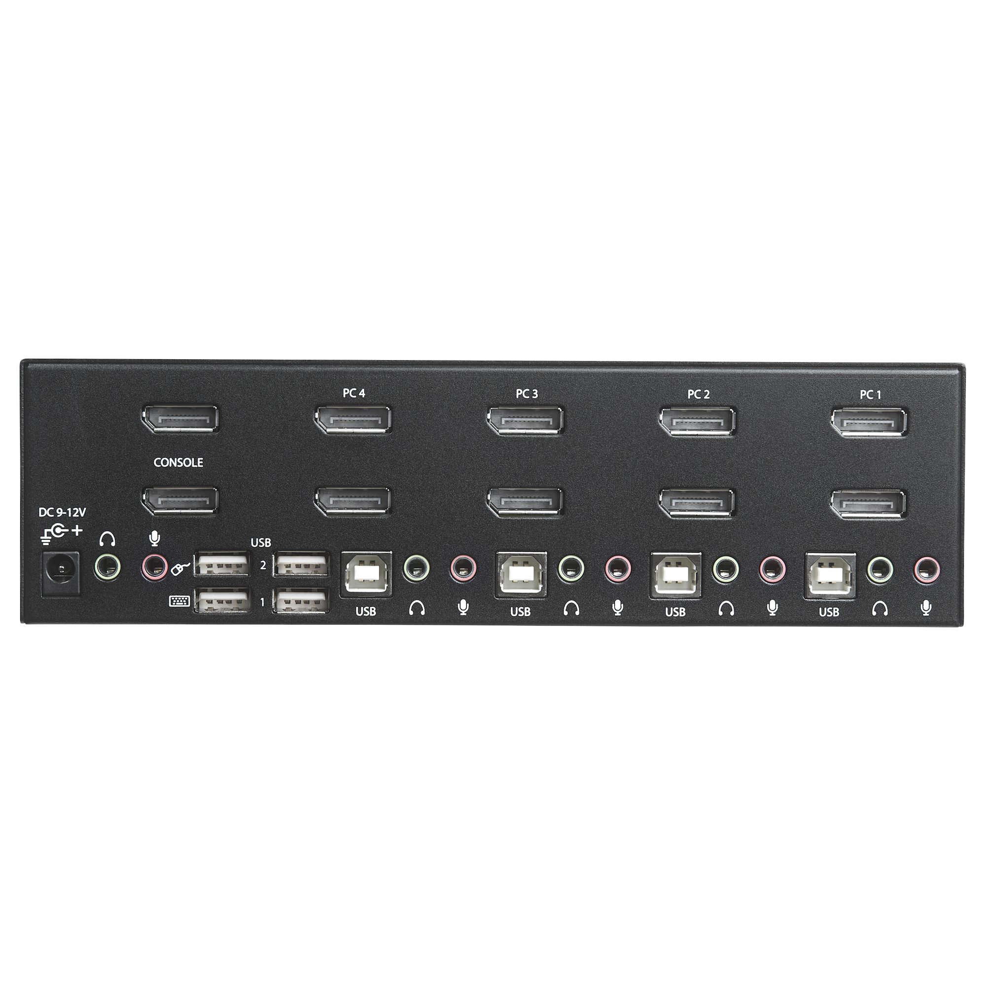 4-Port Dual DisplayPort KVM Switch - 4K 60Hz - TAA