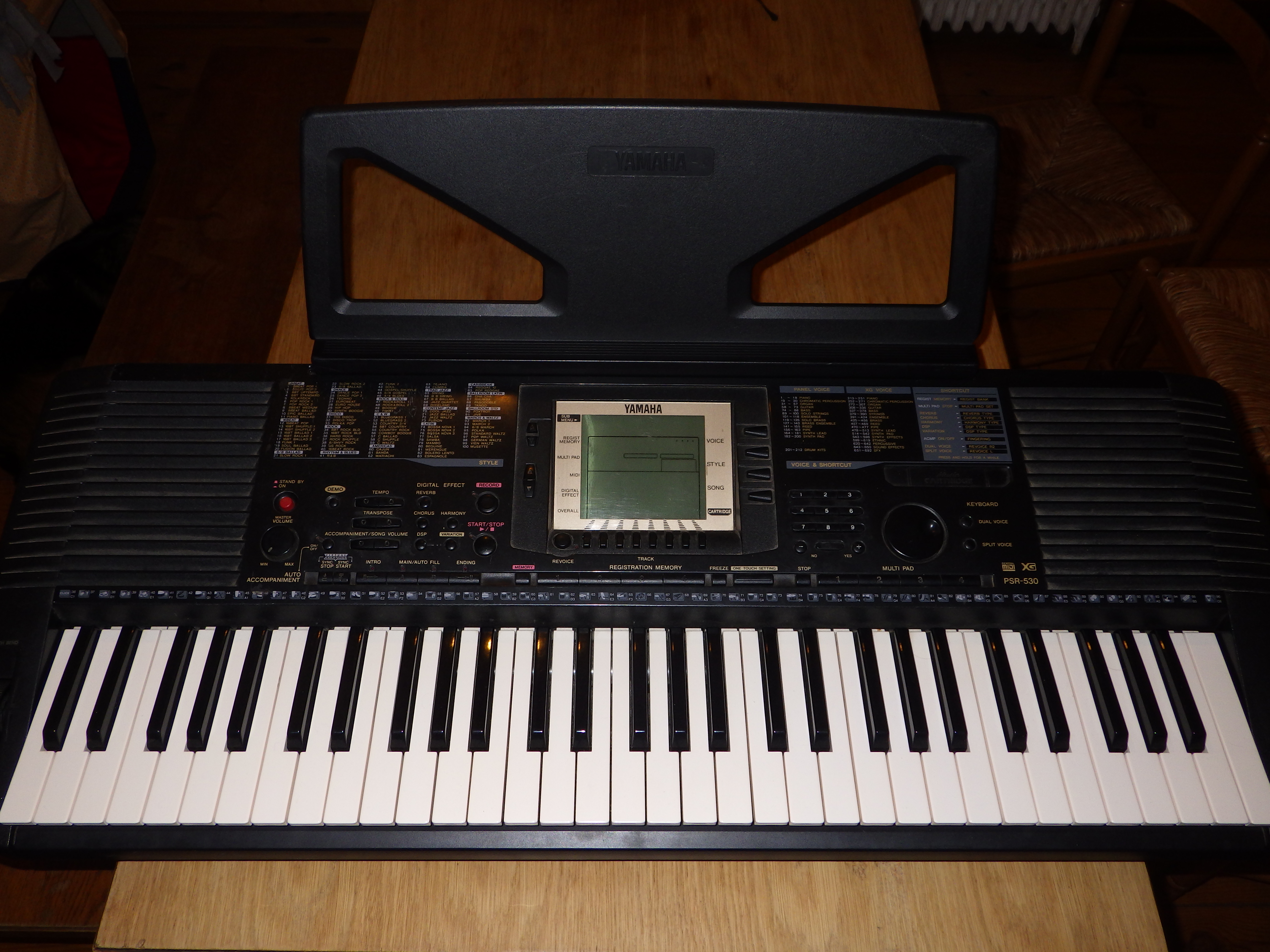 PSR-530 - Yamaha PSR-530 - Audiofanzine