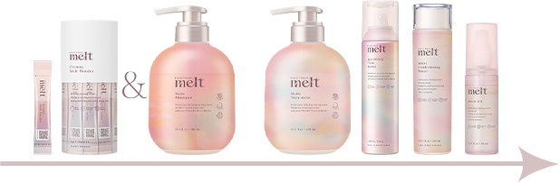 モイストシャンプー＆トリートメント | 【公式】melt [メルト]