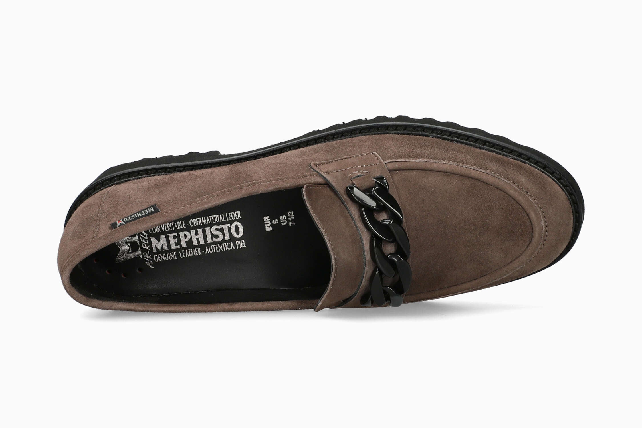 MEPHISTO SALKA | Women Mocassins Brown Leather Velvet | Mephisto USA