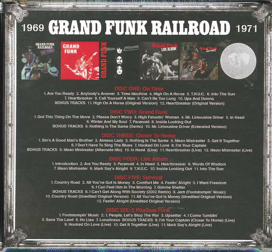 芽瑠璃堂 ＞ GRAND FUNK RAILROAD 『Trunk Of Funk, Vol. 1 (6CD BOX
