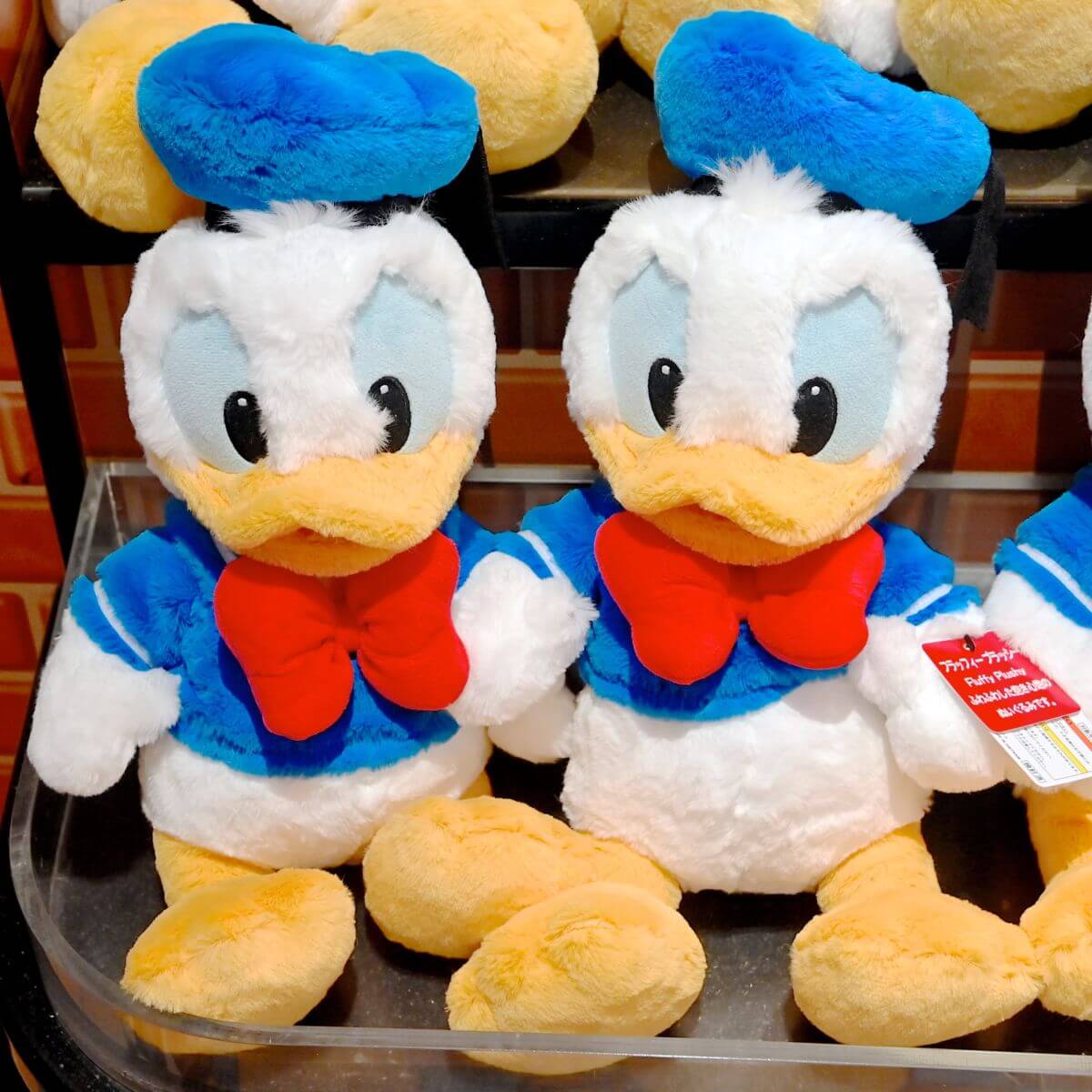 ドナルドダック&デイジーダックのふわふわぬいぐるみ！東京