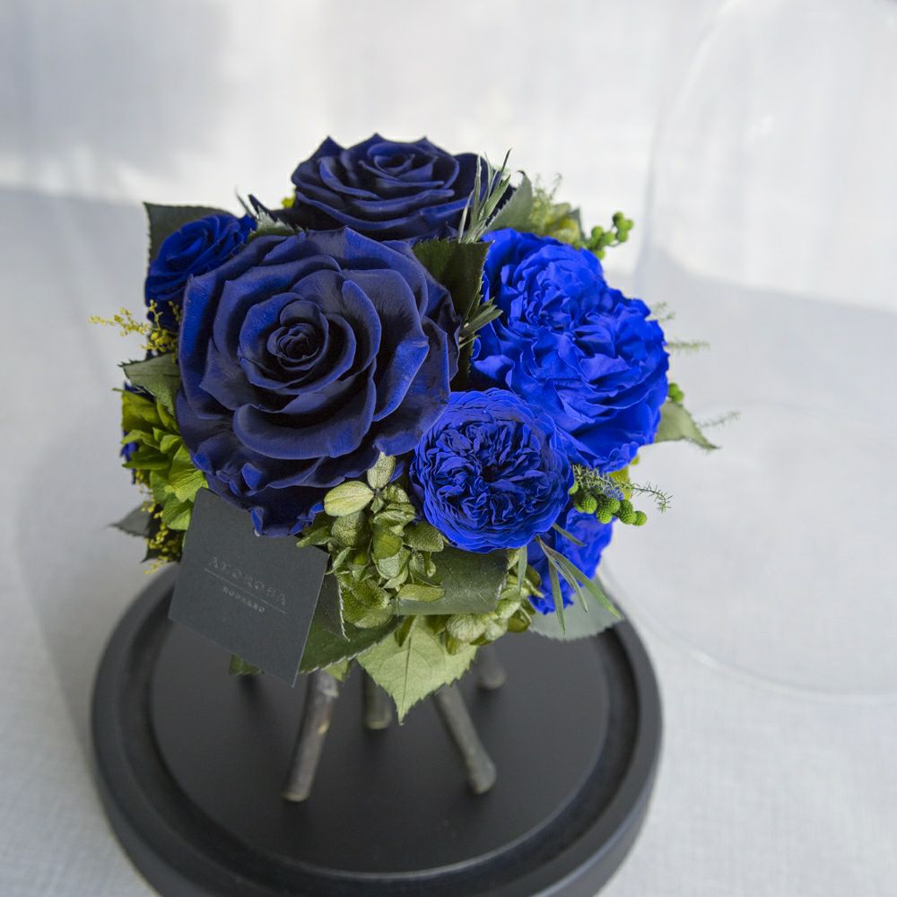 アドラブル(L)/エクセレントブルー （プリザーブドフラワー） | 最高級