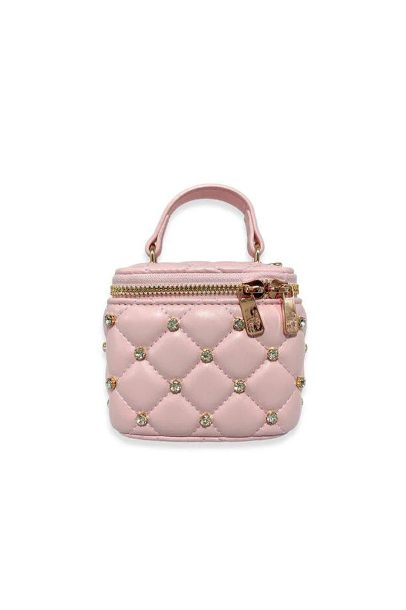 EMBELLISHED VANITY QUILTED PURSE – M.Fredric