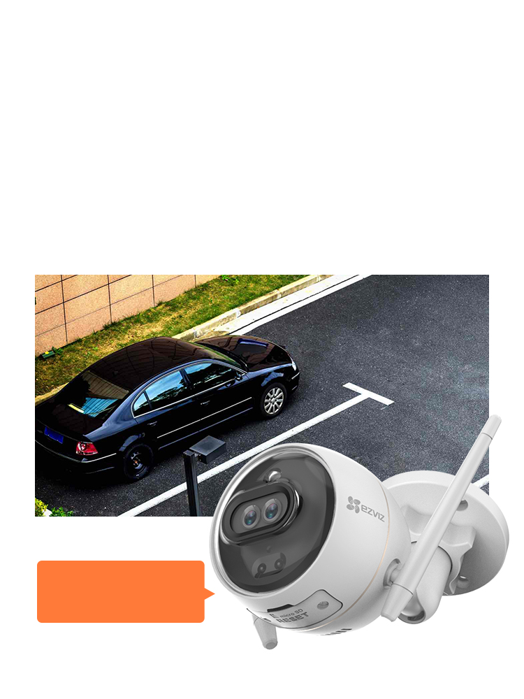 EZVIZ C3X - Dual-lens Wi-Fi camera with built-in AI