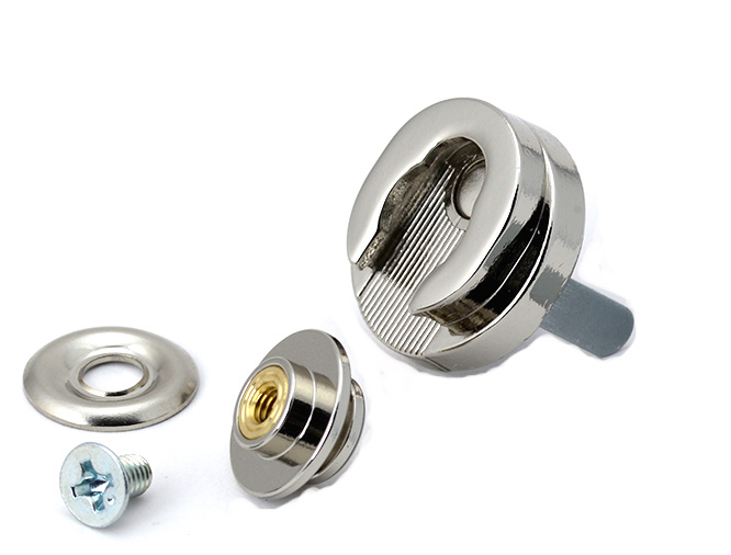 留め具 引掛けマグネ 【特許取得】、引いて開けるマグネット式、バッグ