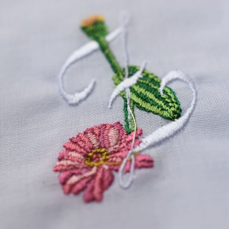 苗族手刺繍ベビーキャリア布・花文様・1980年代ヴィンテージ 苗族手