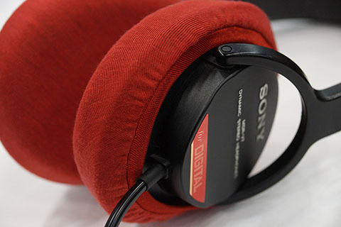 SONY MDR-V7のイヤーパッドを修理する場合：スーパーストレッチ