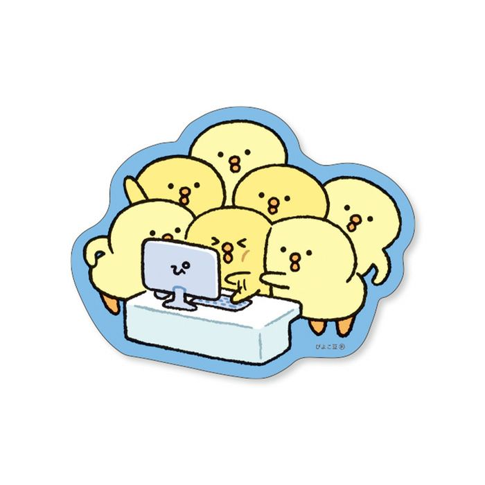 ぴよこ豆 ステッカー 82149 パソコン | マインドウェイブオンラインストア