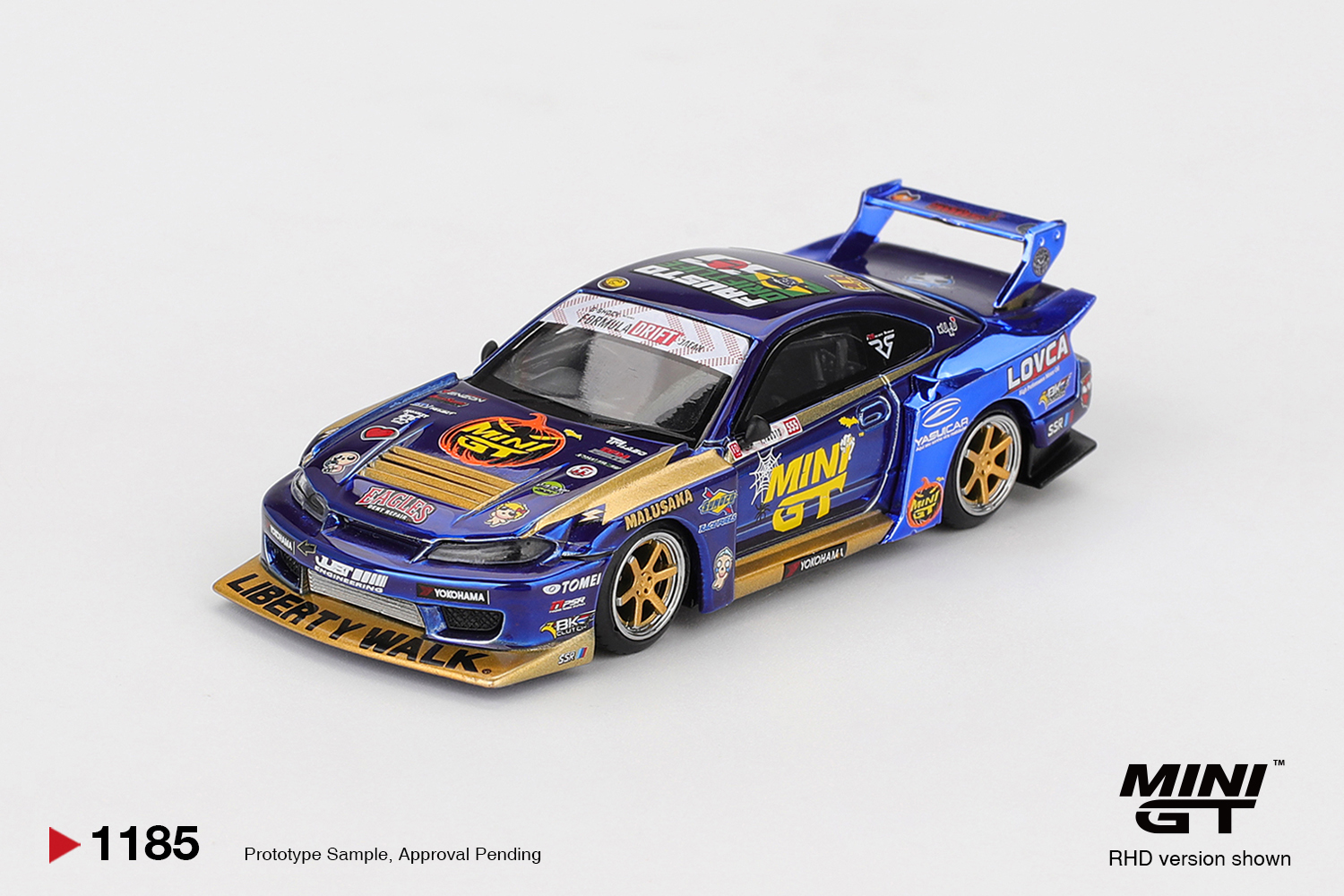予約] MINI GT MINI GT 日産 180SX LBWK 東京オートサロン 限定 12台 1⁄