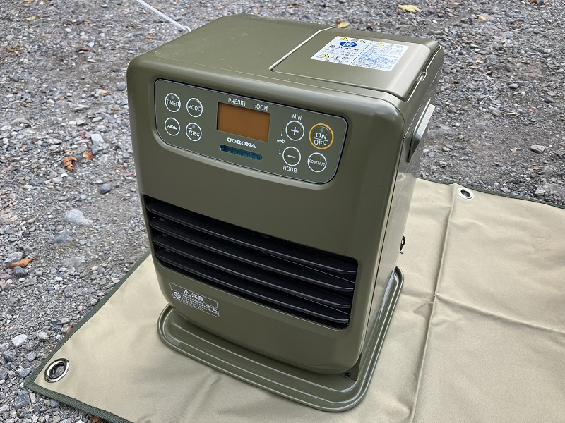 ☆最安値☆FH-CP25Y ポタ電で使える石油ファンヒーター オリーブ