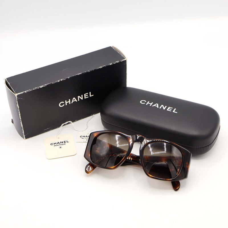 CHANEL シャネル サングラス 01450 91235 べっ甲柄 度なし ブラウン系