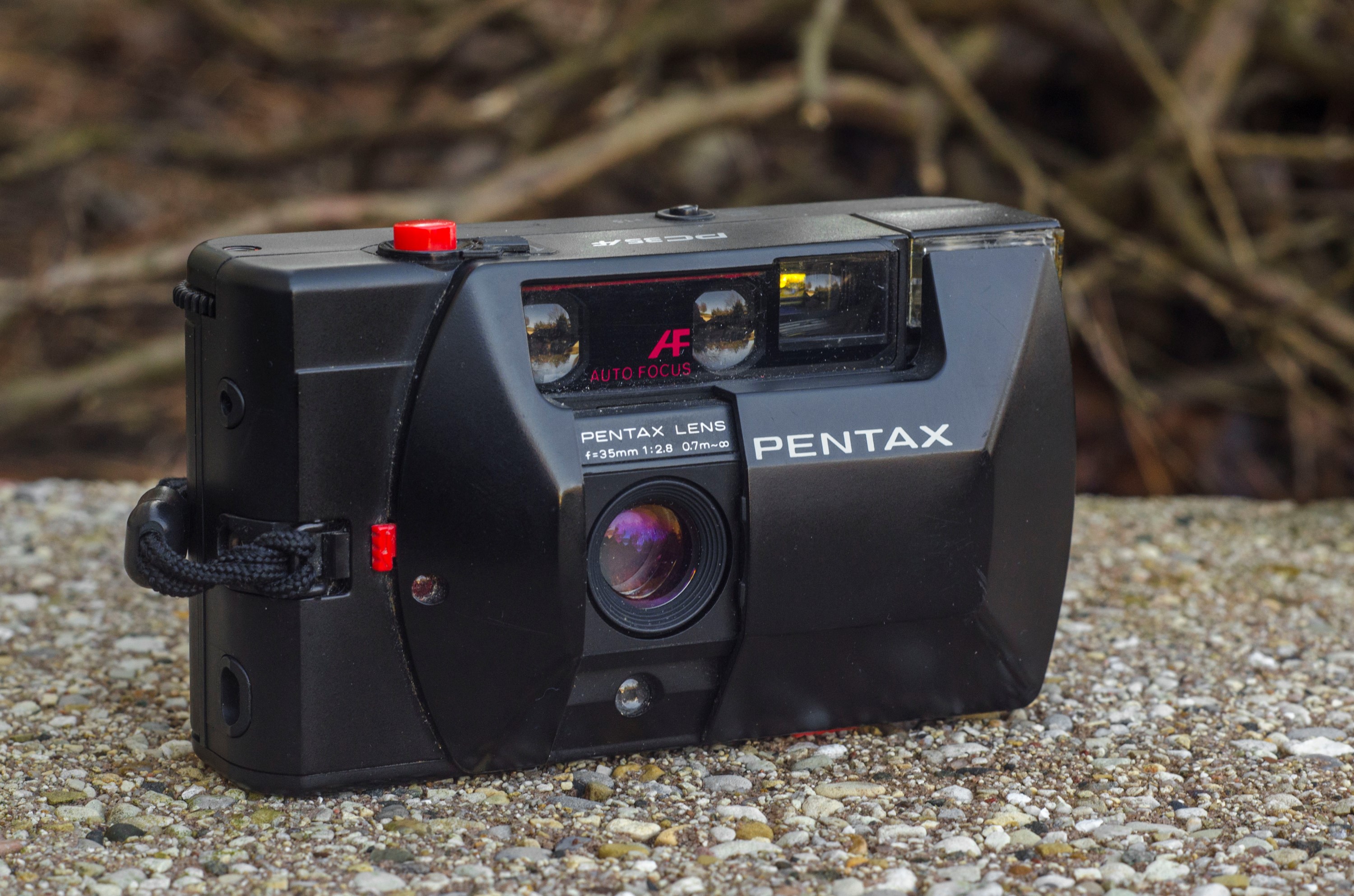 希少 完動品】PENTAX PC35AFフィルムカメラ 動作確認済み 希少カラー
