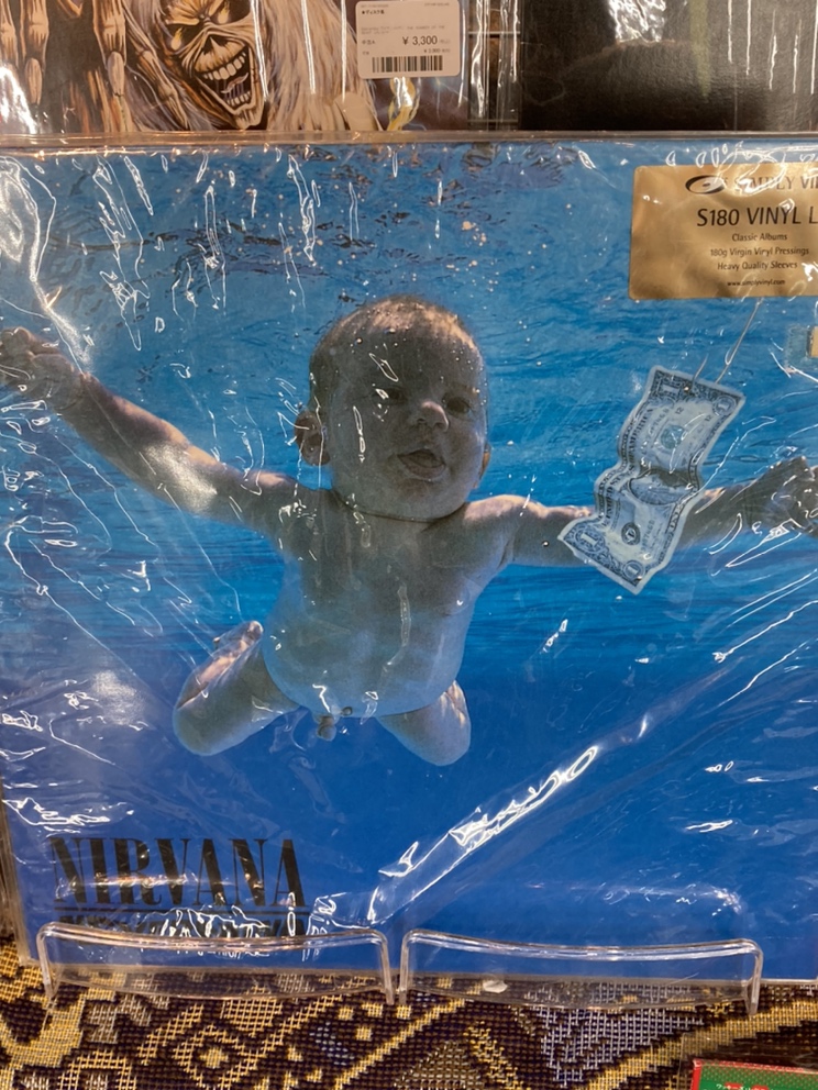 NIRVANA名盤【NEVERMIND】UK盤LPレコード入荷 / リサイクルショップ