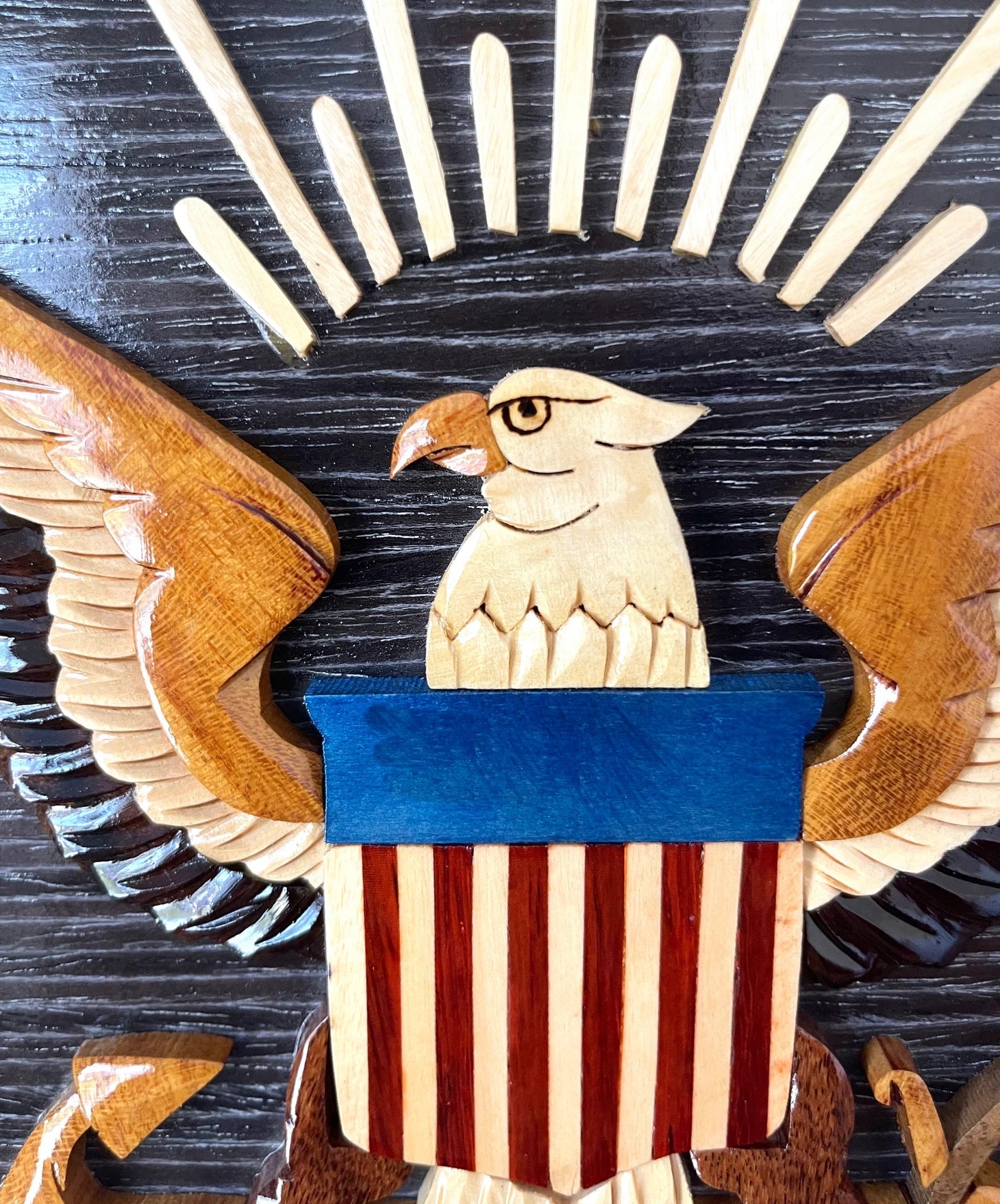 U.S. NAVY EMBLEM WOOD ART – Military Wood Art