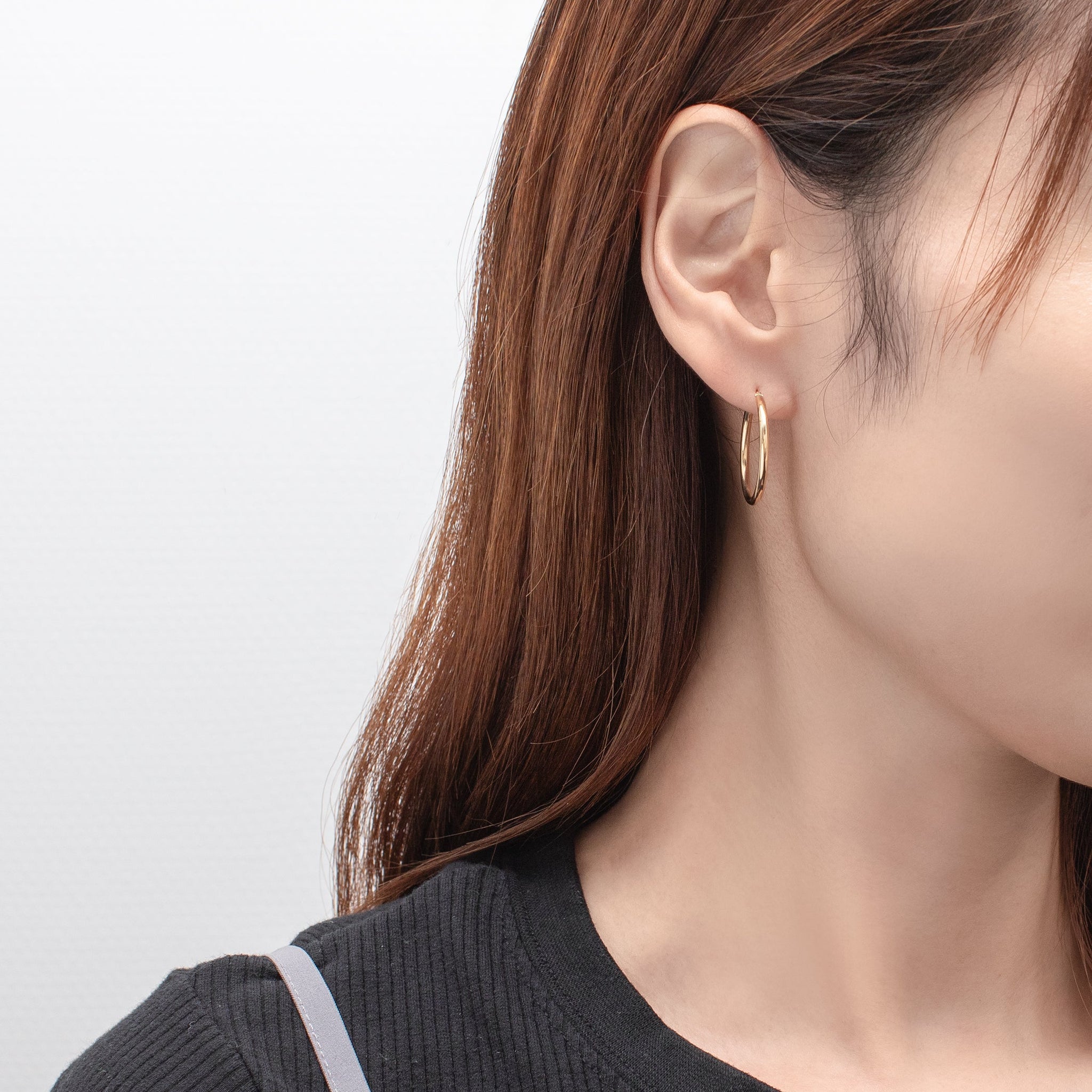 K18 イエローゴールド フープ ピアス – Milluflora | ミルフローラ