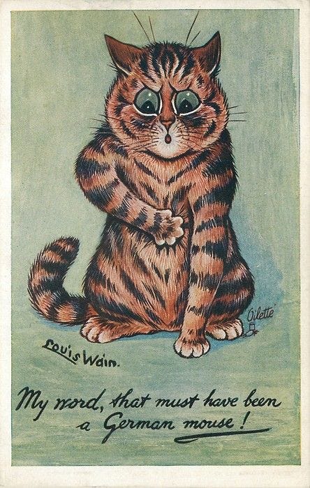 Louis Wain: The Man Who Loved Cats | by The Introvert | Weeds