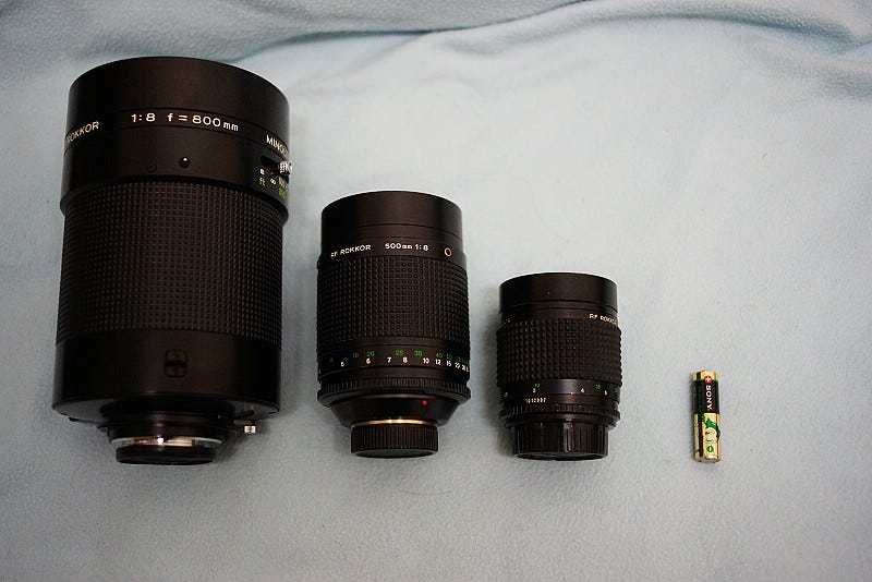 Minolta RF Rokkor 250mm F5.6 — The Smallest Reflex Lens | by LI