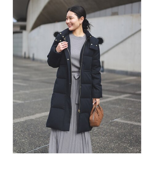 撥水 ダウン ロングコート｜ビームスアウトレットのアウトレット通販