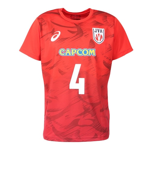 アシックス（ASICS）バレーボールウェア バレー応援Tシャツ 男子 日本