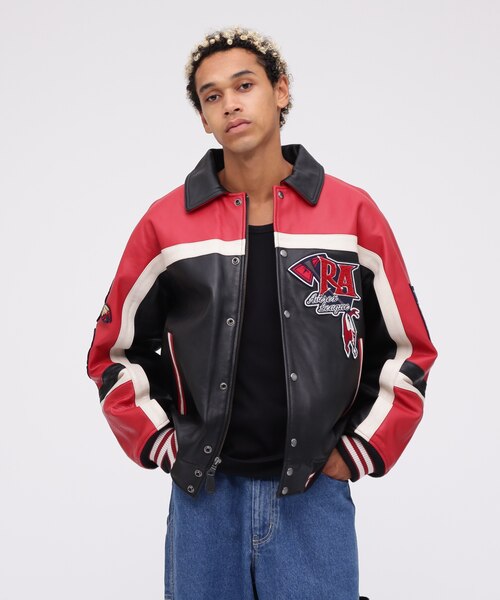 VARSITY JACKET RED AXES ／ バーシティジャケット レッドアクシズ