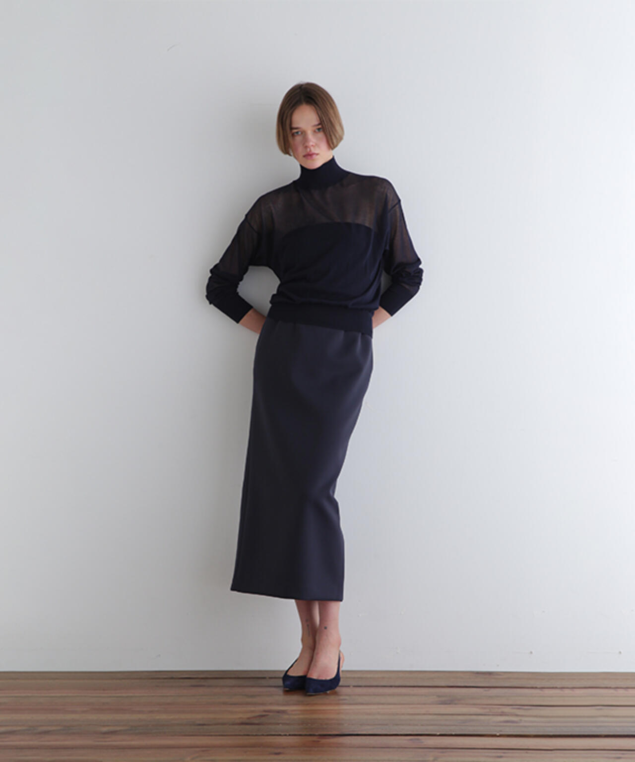 ハイネックシアーニット | LE PHIL（ル フィル） ｜【公式】通販mix