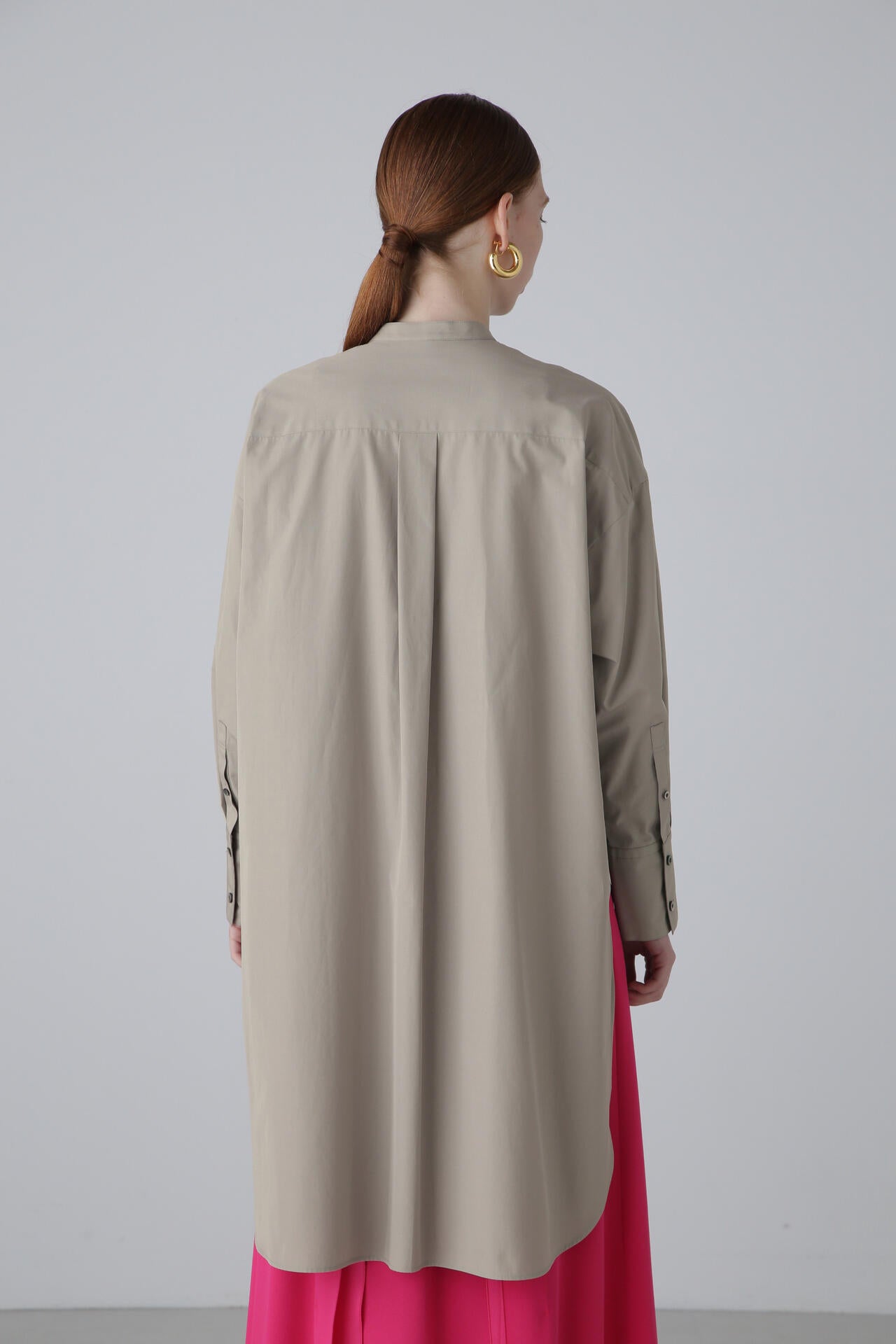 THOMAS MASON Coブロードノーカラーブラウス | ADORE（アドーア