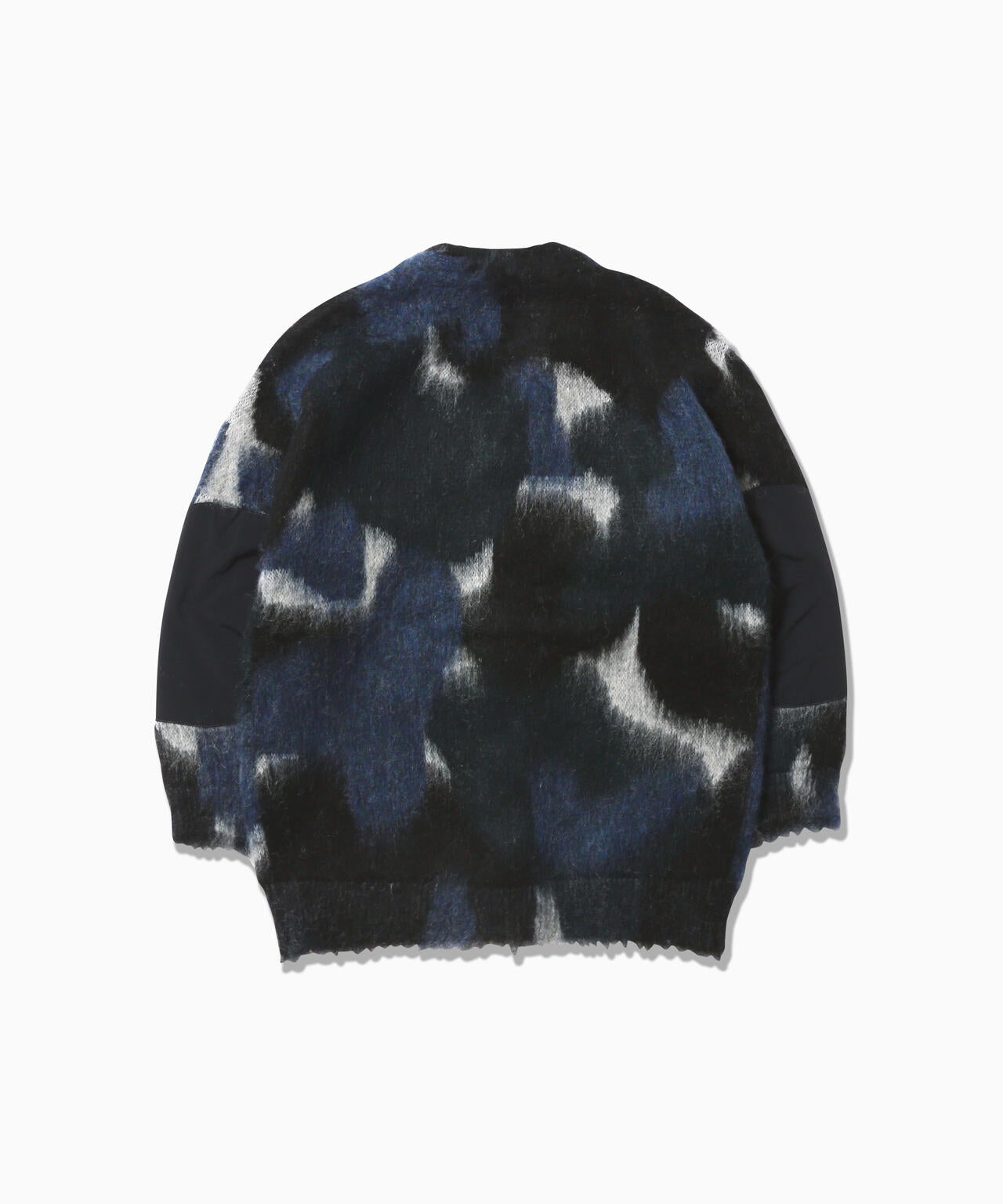 mix color shaggy knit cardigan | and wander（アンドワンダー