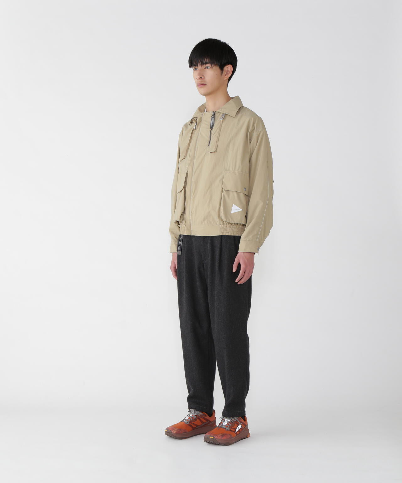 water repellent light jacket 2 | and wander（アンドワンダー