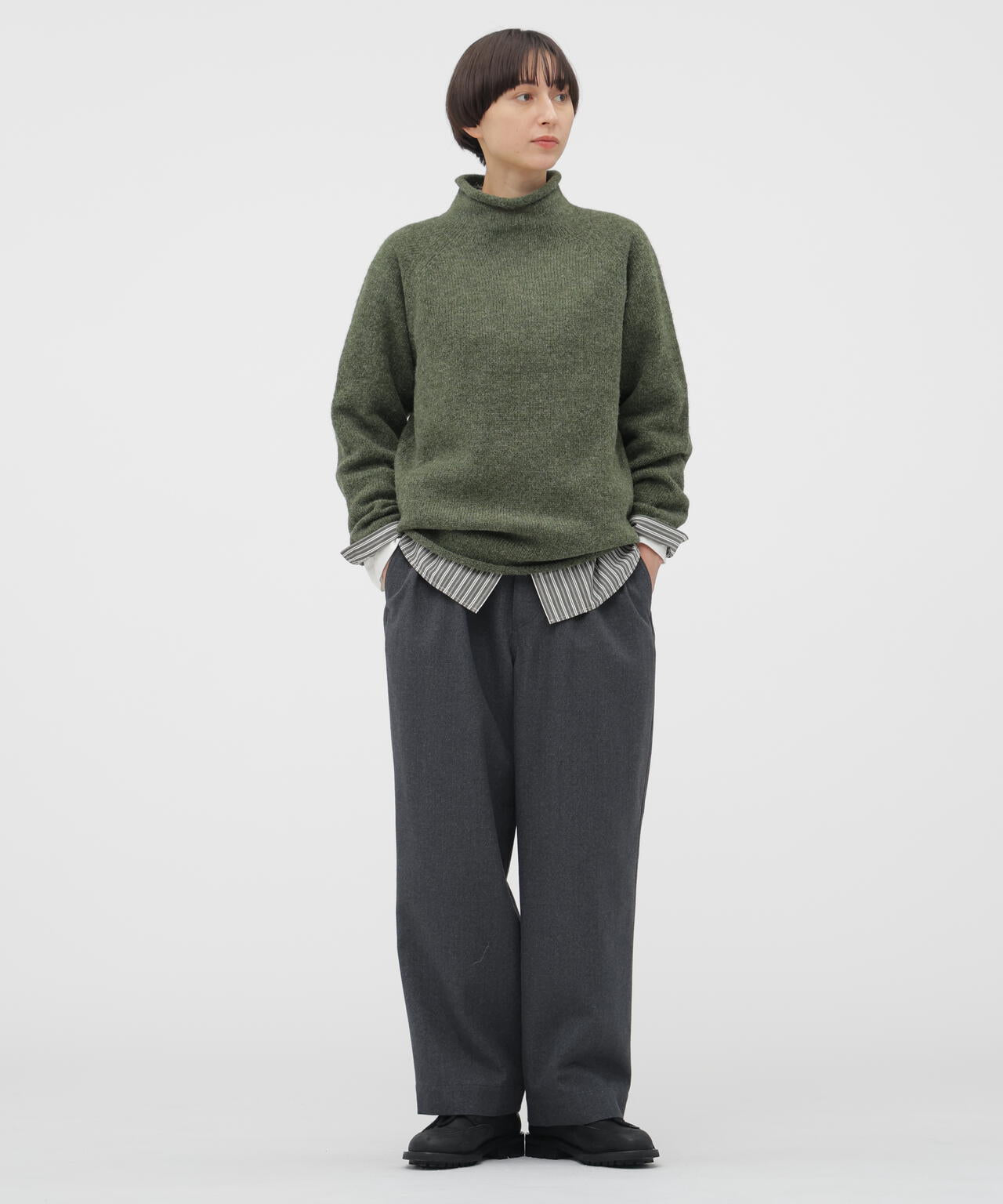 WOOL COTTON DRILL TROUSERS | MARGARET HOWELL（マーガレット