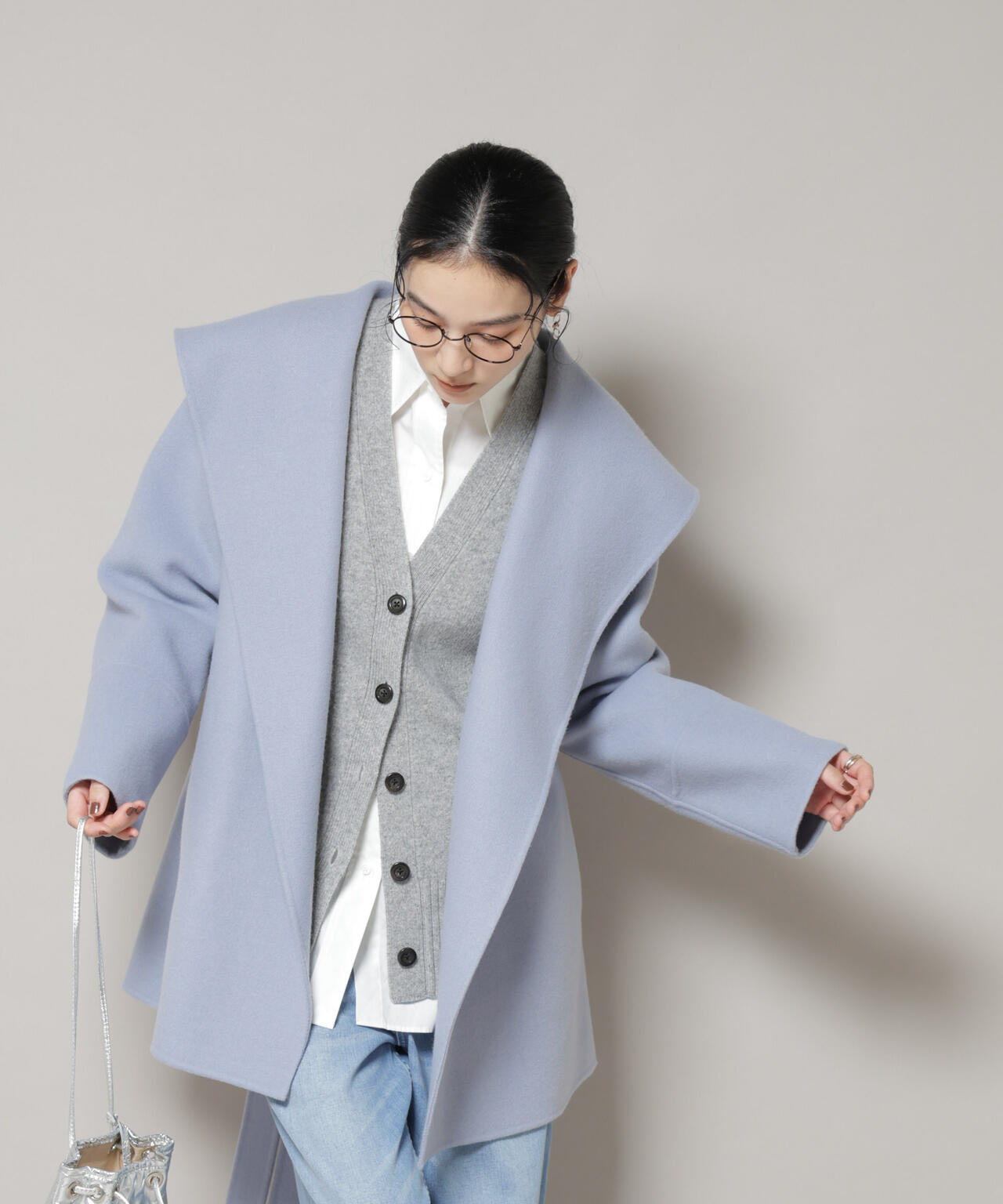 SUPER110blend リバーショールミディコート | NANO universe（ナノ