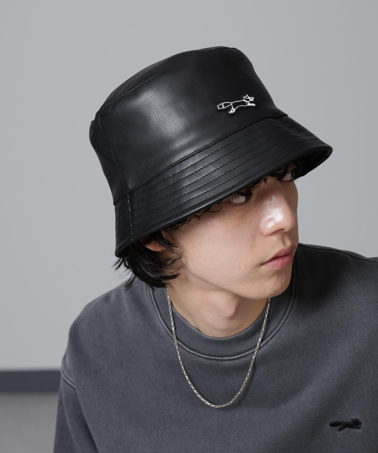 PENNEYS BLACK フェイクレザーバケットハット | NANO universe（ナノ