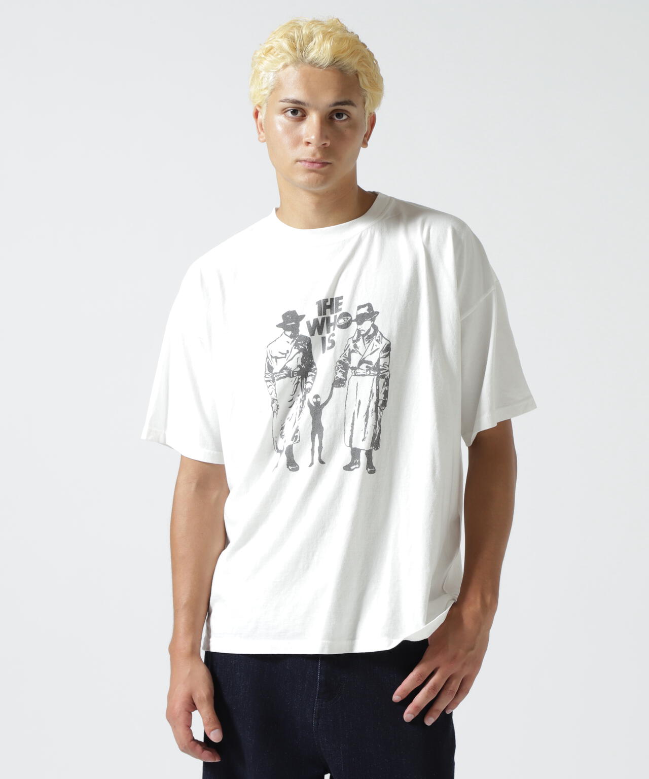 REMI RELIEF(レミレリーフ) 別注20/-天竺BIGサイズTシャツ(THE WHO IS