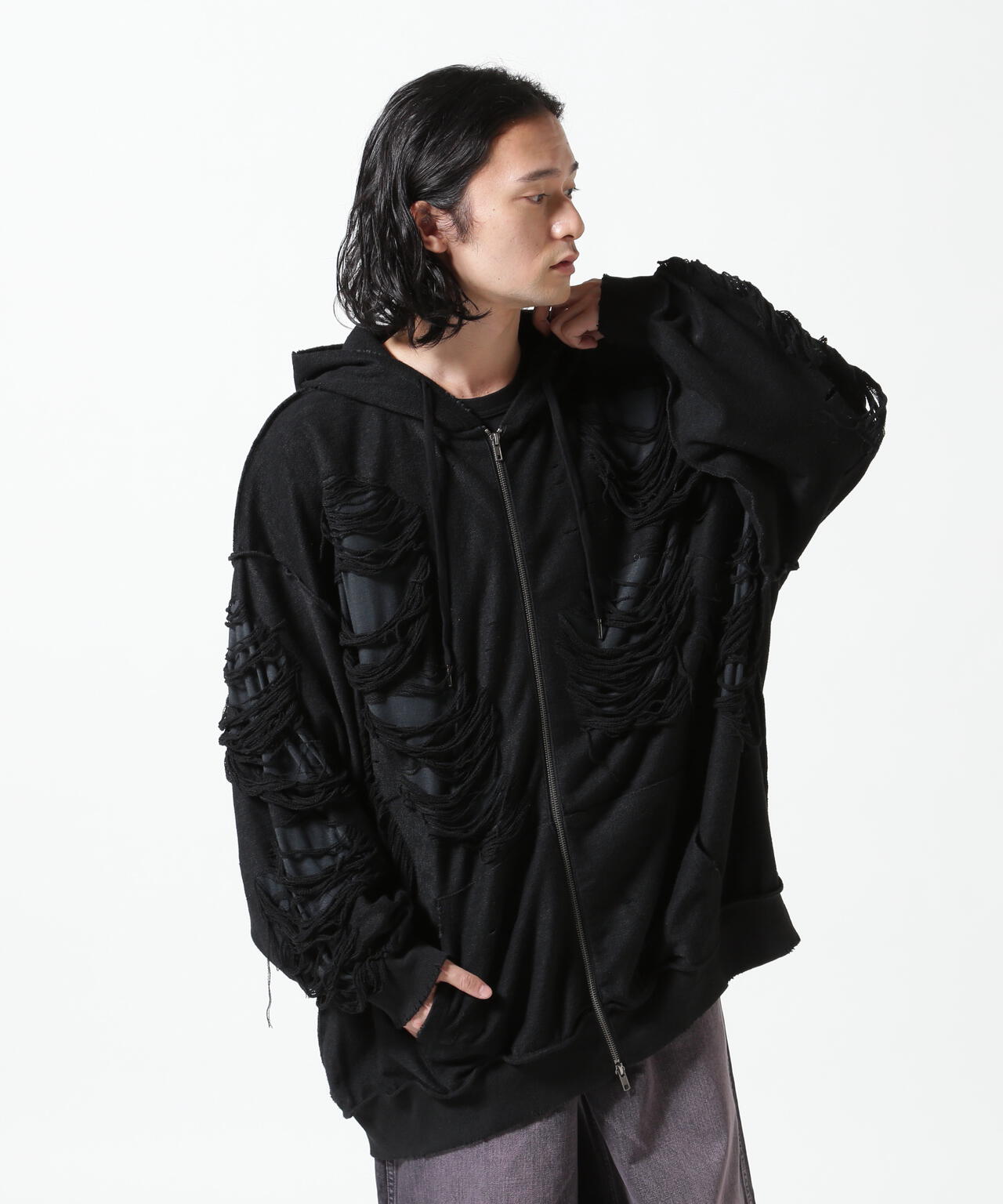 FR(13)NDS/フレンズ/OPAL DAMAGE HOODIE | ROYAL FLASH（ロイヤル