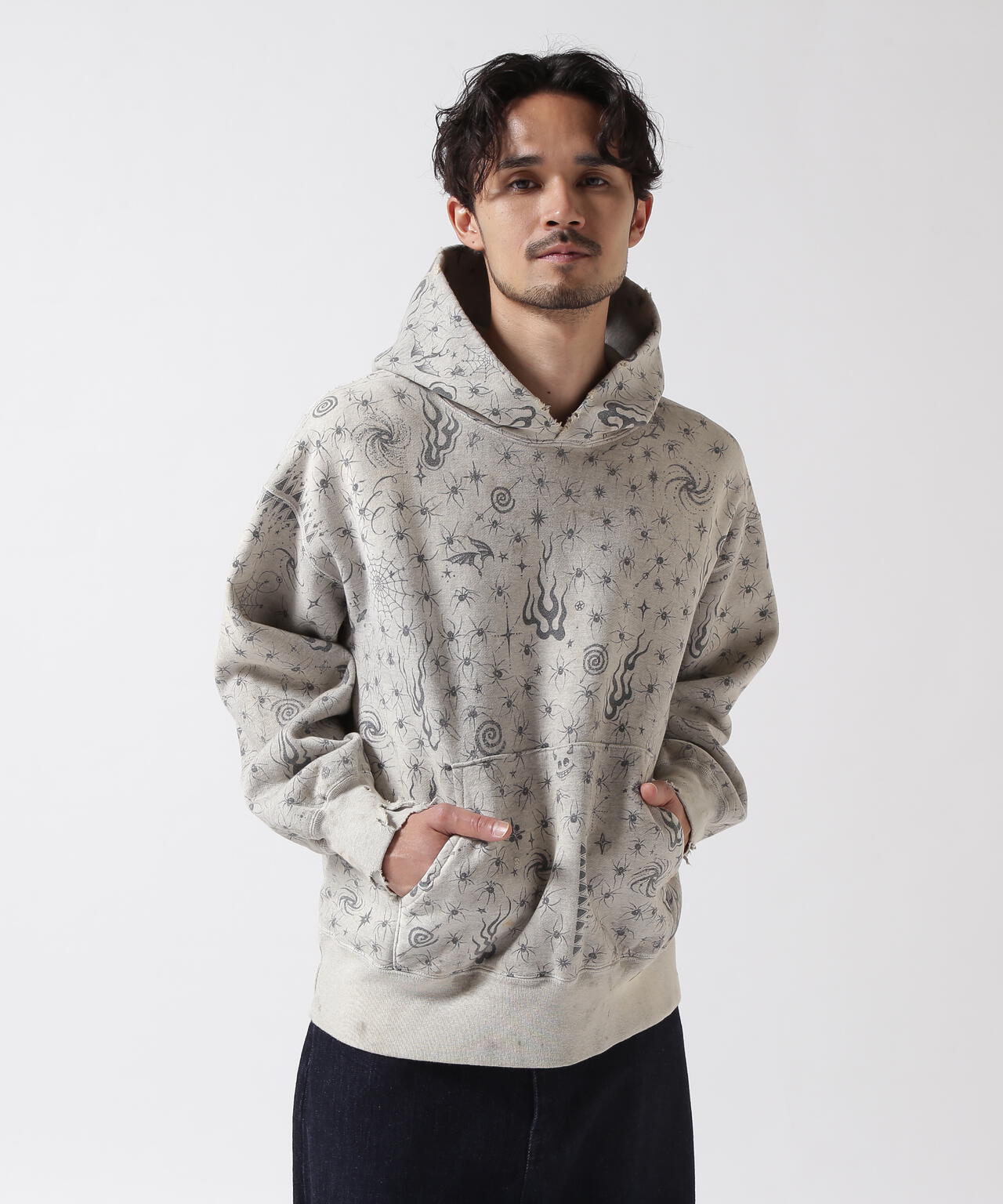 SAINT MICHAEL/セントマイケル/DW_HOODIE/DR.WOO/GRY | ROYAL FLASH