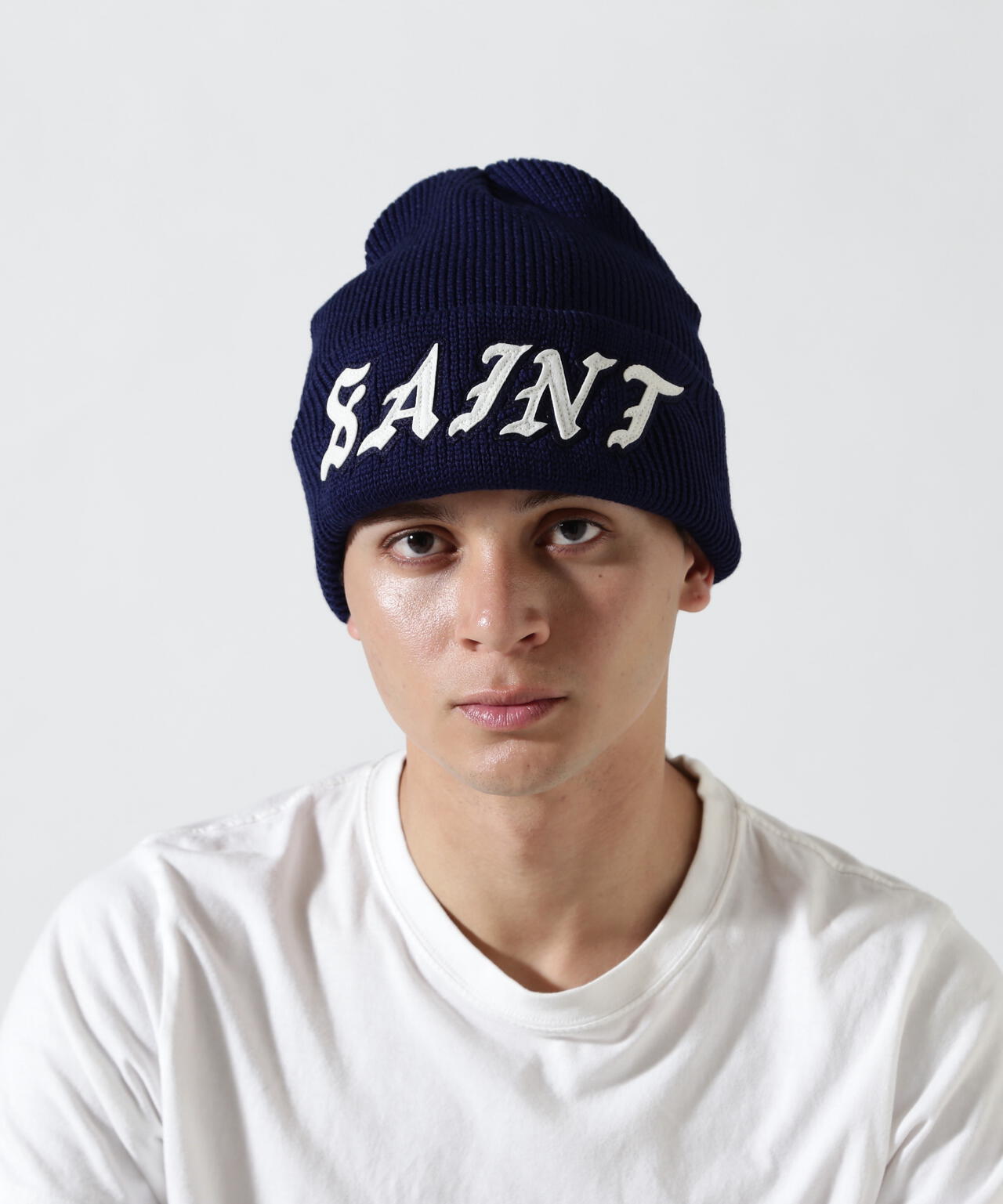 SAINT MICHAEL/セントマイケル/KNIT CAP/SAINT/NAVY | ROYAL FLASH