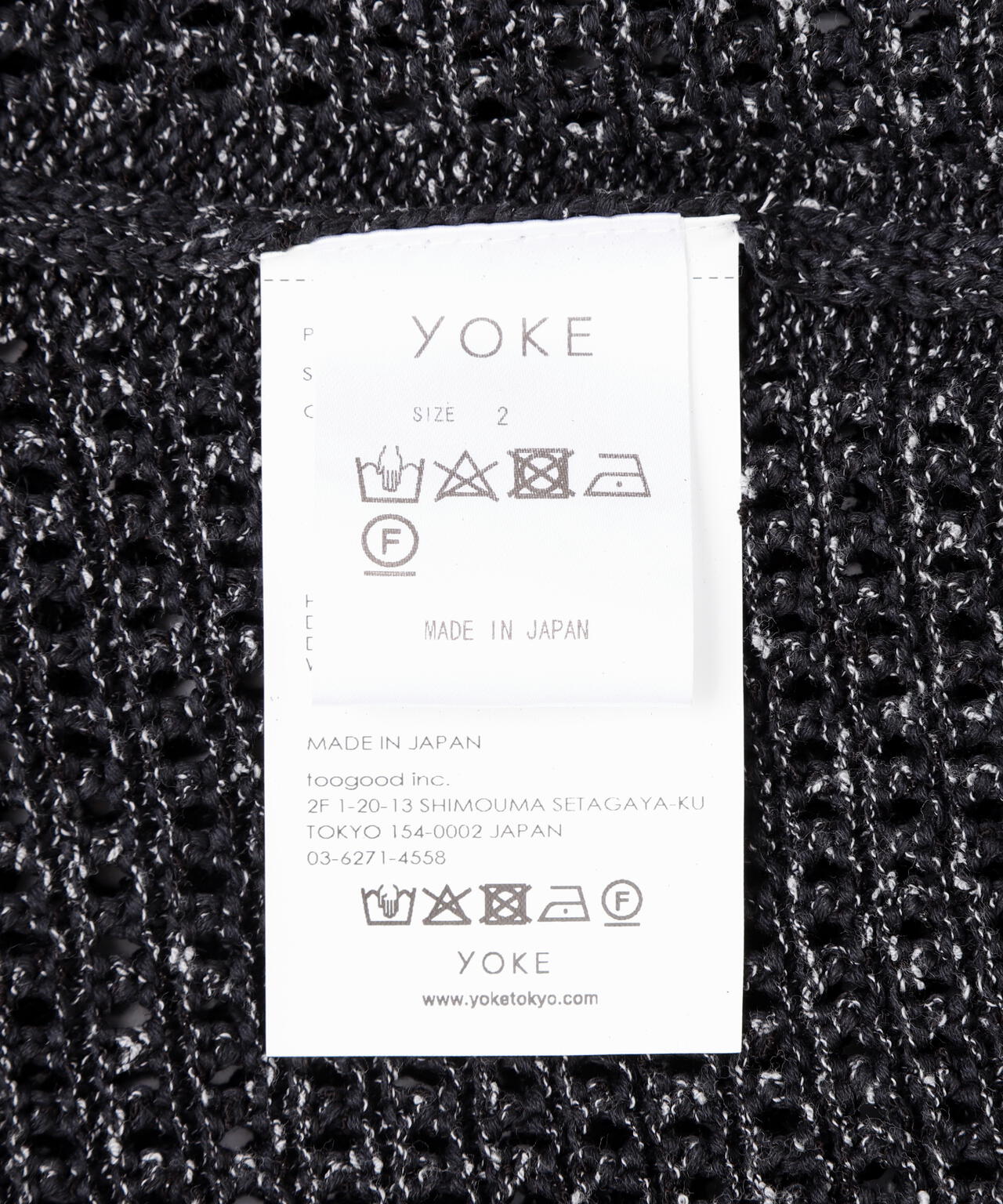 YOKE/ヨーク/MESH KNITTED CREWNECK SWEATER | GARDEN（ガーデン