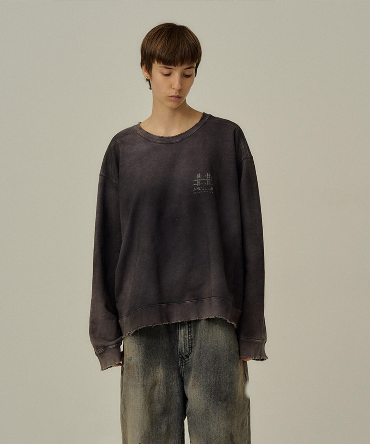 ANCELLM/アンセルム/BRIDGE SWEAT SHIRT | GARDEN（ガーデン