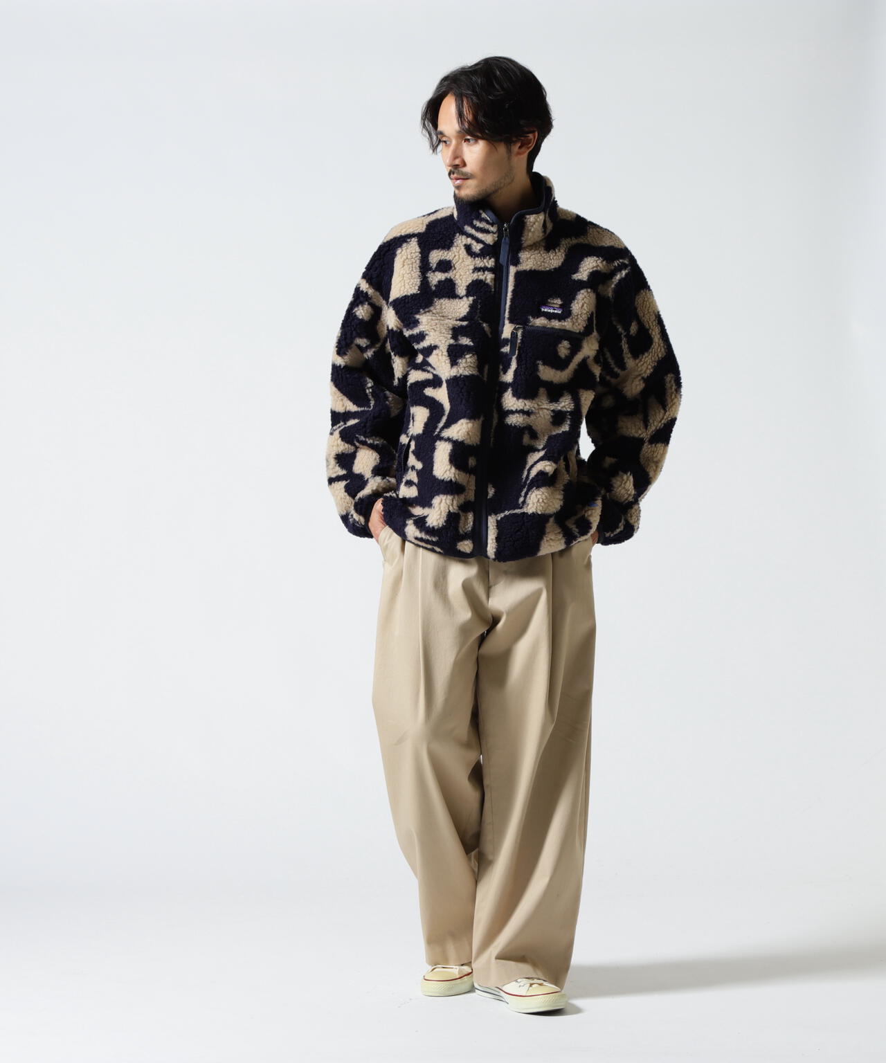 パタゴニア ナチュラル・ブレンド・レトロ・カーディガン メンズS