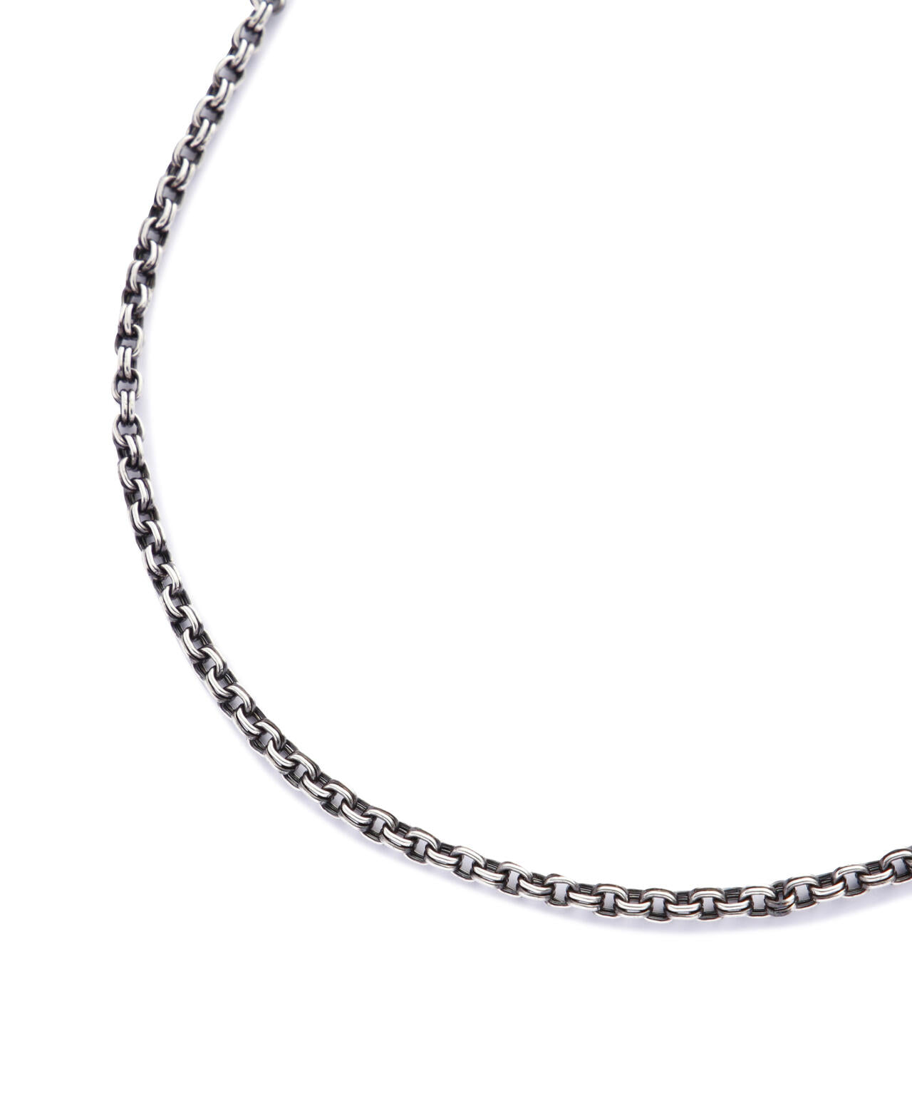 meian/メイアン/STERLING SILVER DOUBLE LINK CHAIN NECKLACE/ダブル