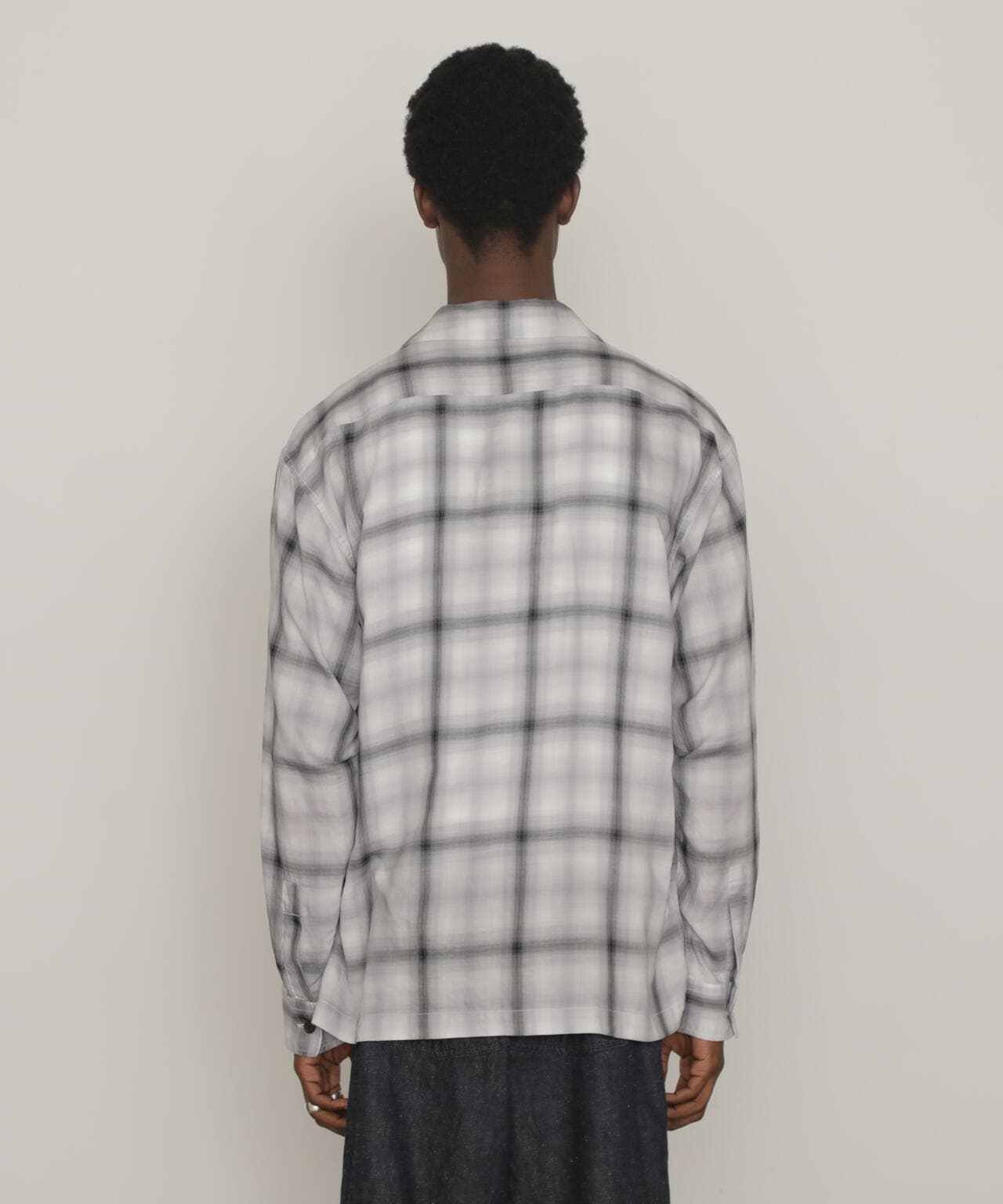 OMBRE CHECK LS SHIRT/ オンブレチェック ロングスリーブシャツ
