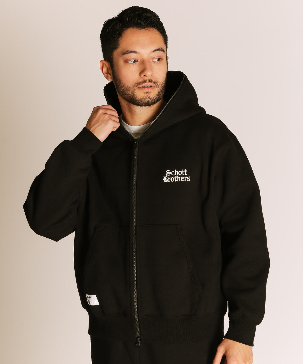 B.S. ZIP HOODED SWEAT/ブラックシープ フルジップ スウェット