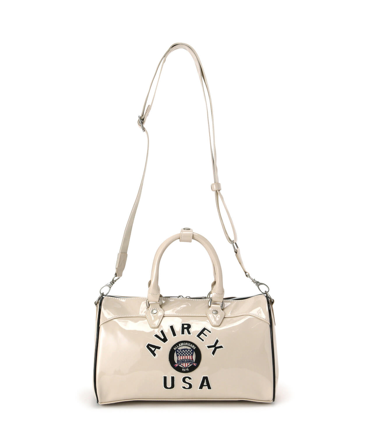 WEB&DEPOT限定》ENAMEL MINI DUFFLE BAG/エナメルミニダッフルバッグ