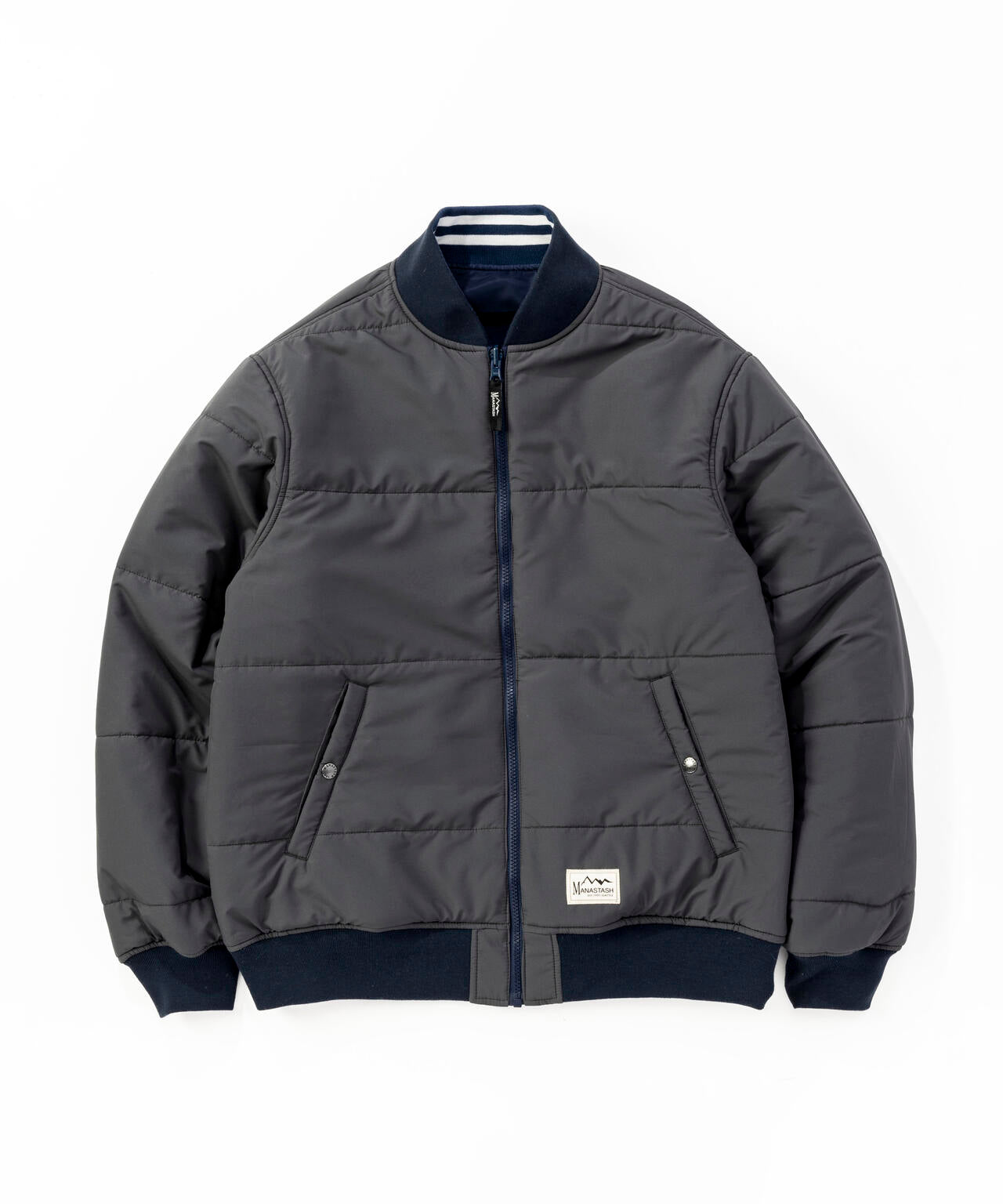MANASTASH/REVERSIBLE NYLON VARSITY JACKET | MANASTASH（マナ