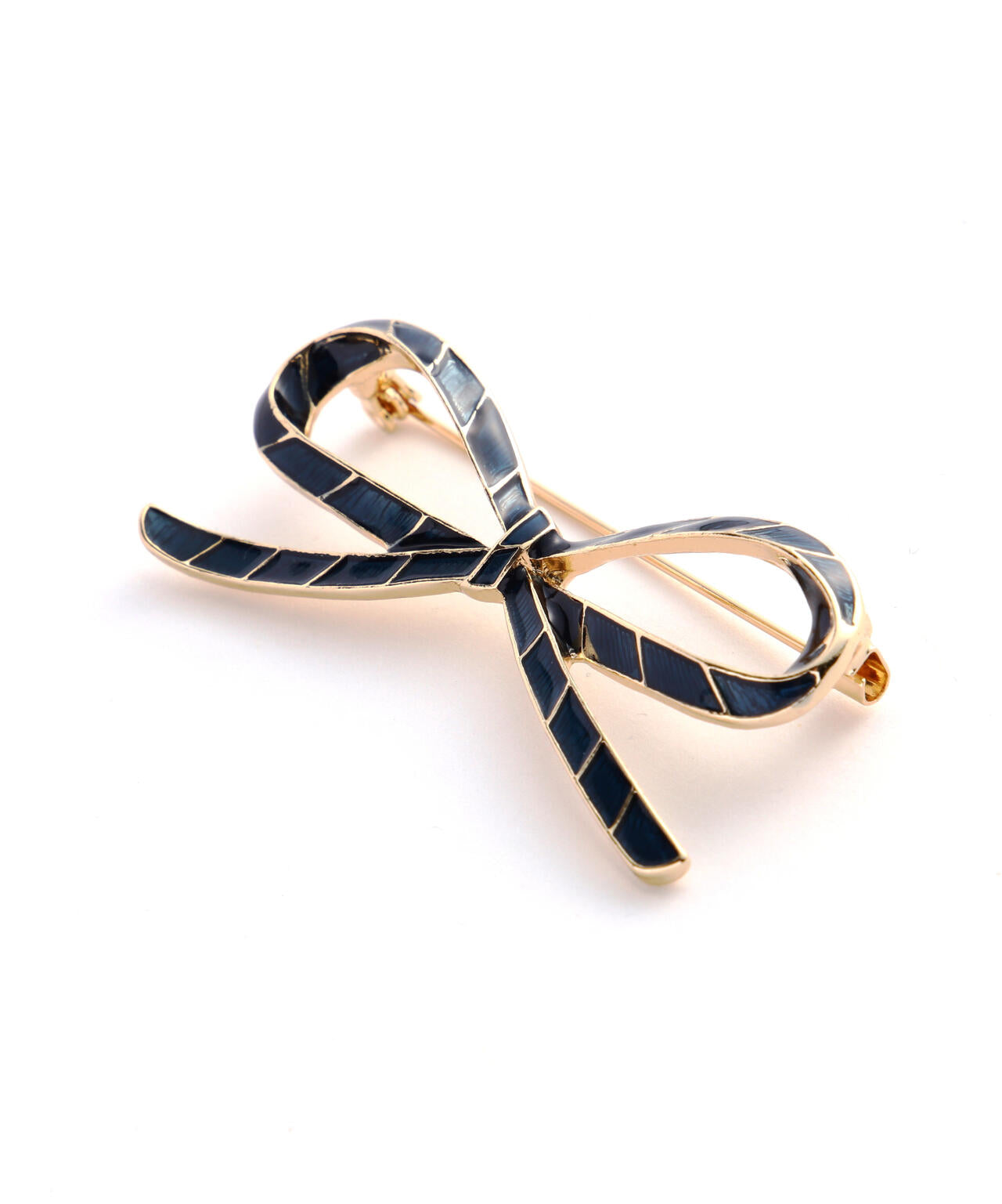 レジメンタイリボンブローチ | NATURAL BEAUTY BASIC（ナチュラル