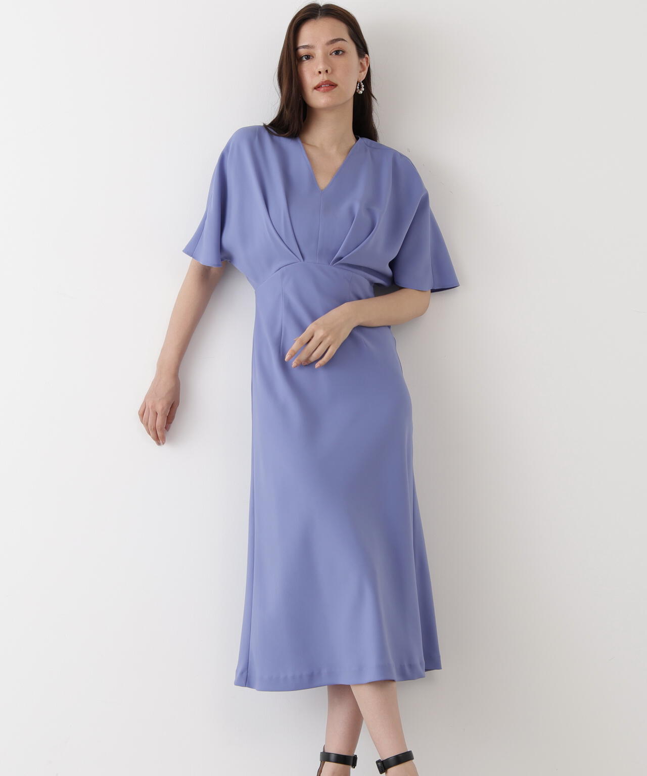 ストレッチツイルVネックワンピース | PINKY&DIANNE（ピンキー