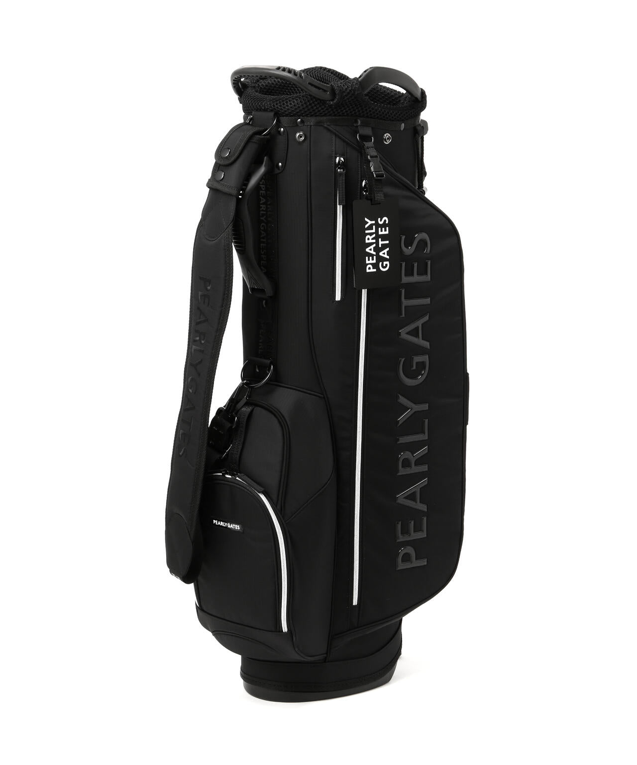 PEARLY GATESゴルフバッグブラックゴルフ収納バッグ ゴルフウェア