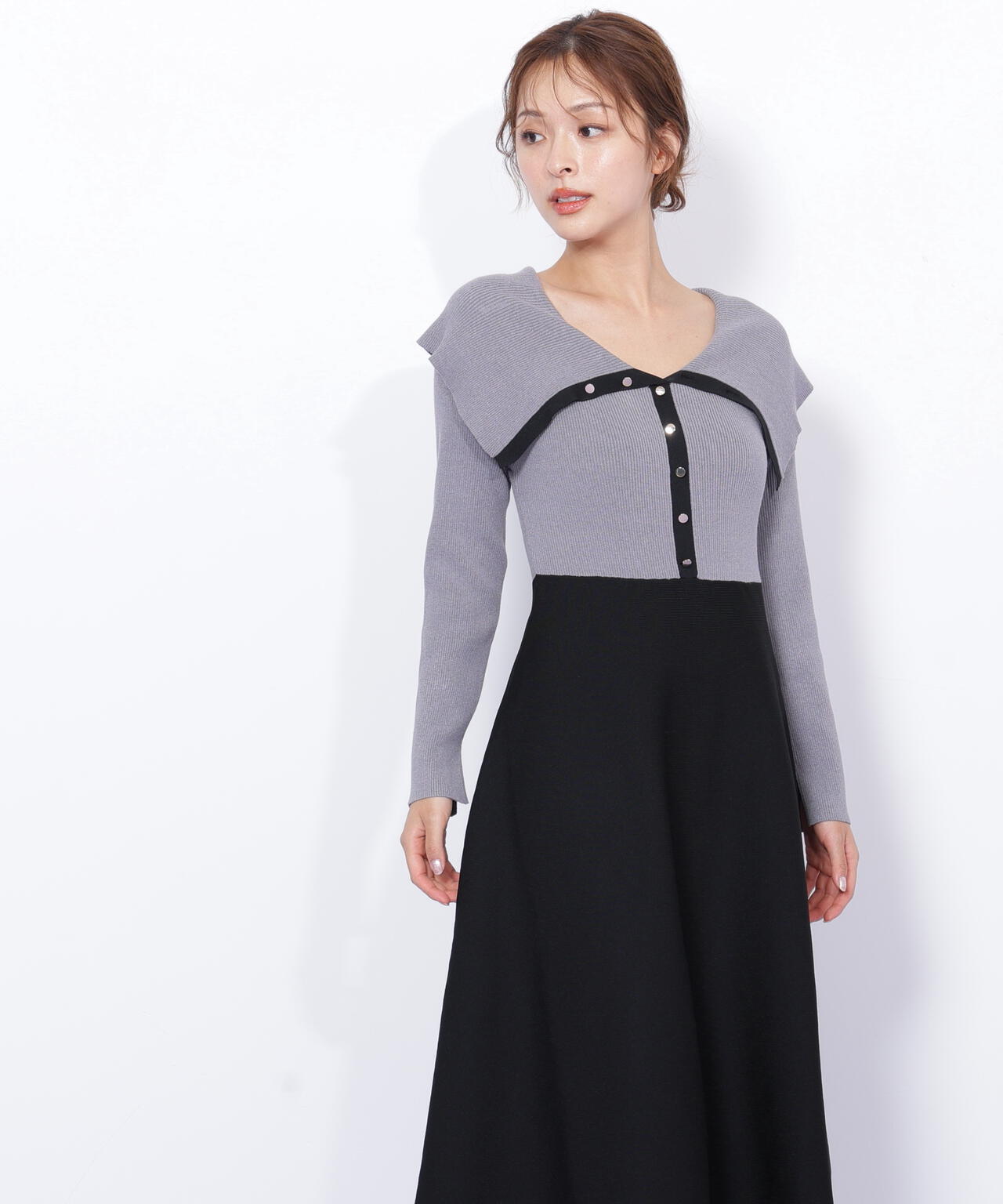 ビッグカラーニットワンピース | JILL by JILL STUART（ジル バイ ジル