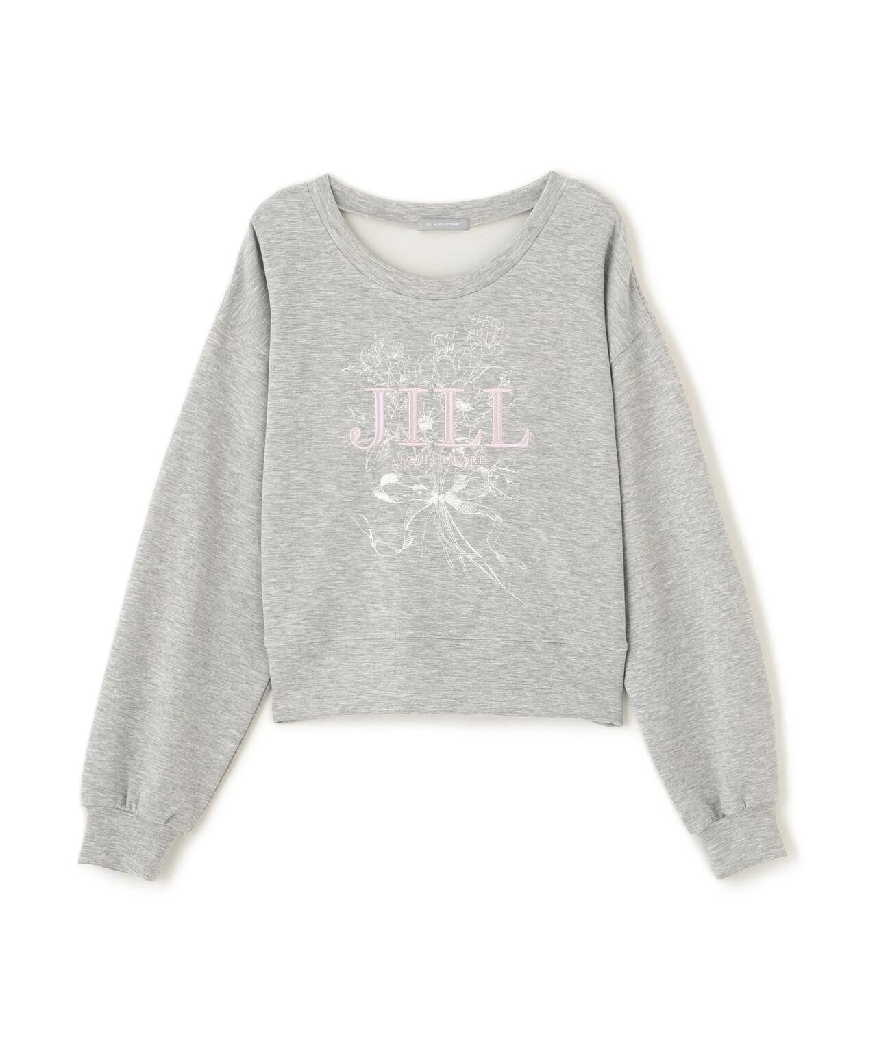 リボンブーケロゴ刺繍スウェット | JILL by JILL STUART（ジル バイ