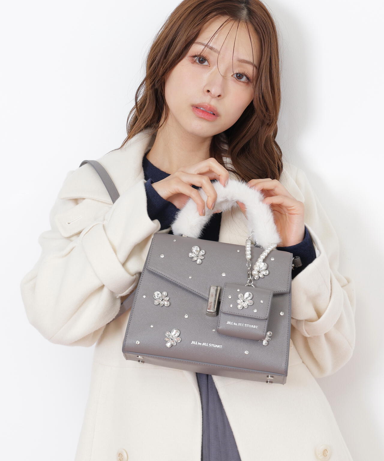 ランダムビジューファーハンドルバッグ | JILL by JILL STUART（ジル